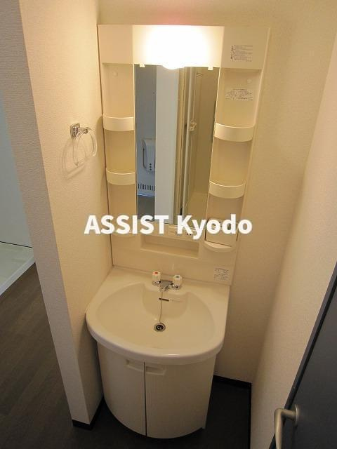 パルト北野の独立洗面台|※別号室の参考写真です