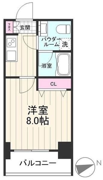 ベルシード墨田の間取り