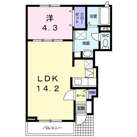 エバートンの間取り