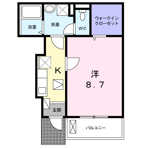 グランツＹＨ　Ⅱの間取り