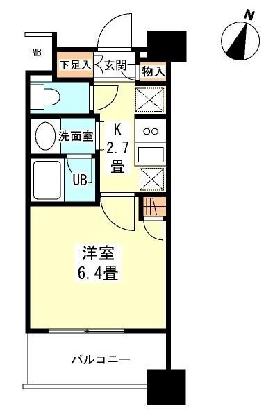 タワービューレジデンス吾妻橋の間取り