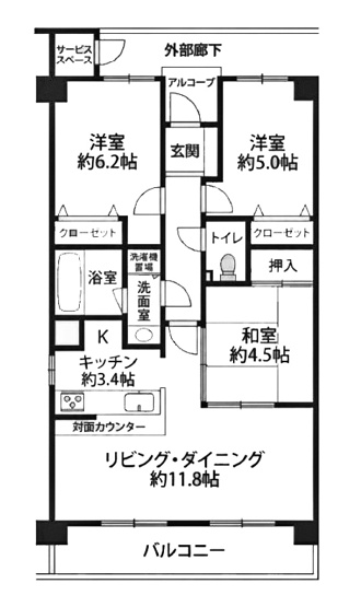 【間取り】 | ザ・京都レジデンス四条河原町