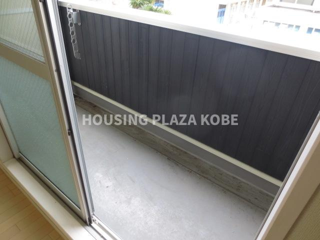 ヴィアノ大谷町のバルコニー