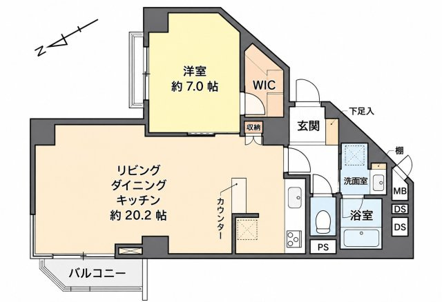 【間取り】 | チュリス氷川坂