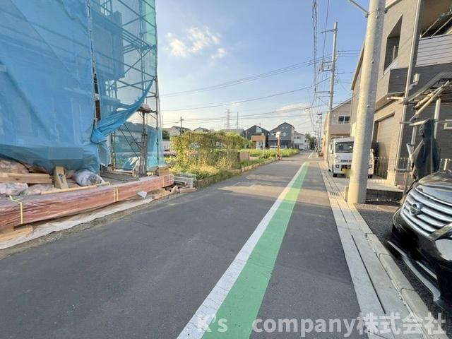 ◎高座郡寒川町一之宮3丁目　新築戸建　16期　6号棟の前面道路含む現地写真|2026.10.9撮影◇