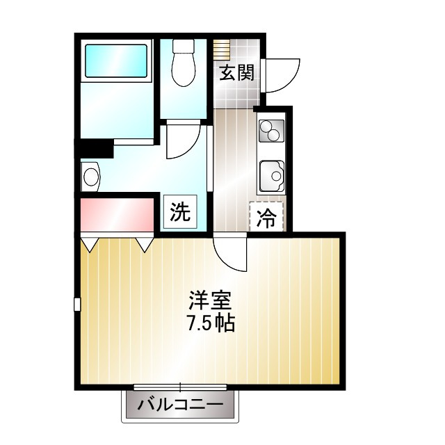カーサフェリーチェの間取り