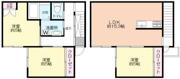 キューブE1の間取り