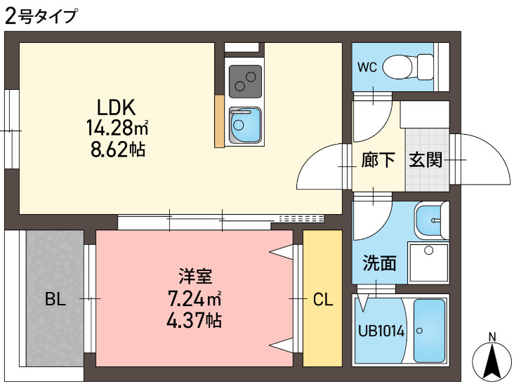 KORIN TERRACE 小郡の間取り