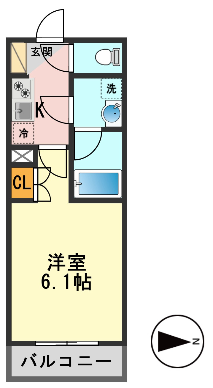 ブライズ高砂の間取り