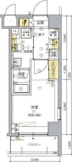 ＦＯＲＴＩＳ♯００４の間取り|間取りです。