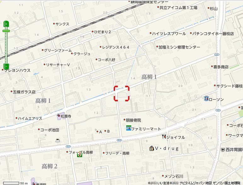 Ｈｉトピア藤枝 の地図
