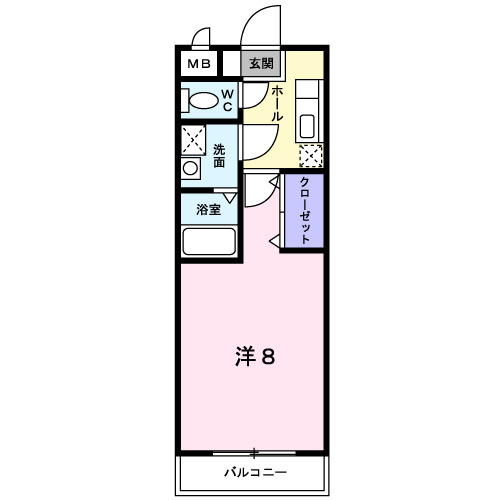 【間取り】 | ピュア　セルト森尾