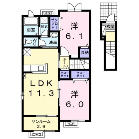 【間取り】 | フォレスト　スクウェア