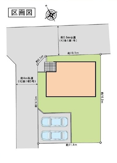 中古戸建　東松山市大字松山2356-116（リフォーム住宅）の区画図