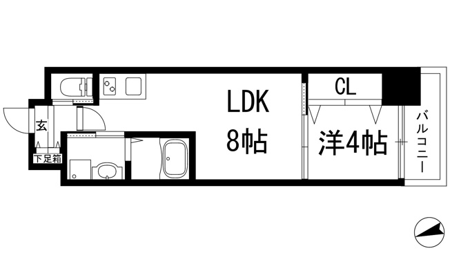 【間取り】 | クローバー・レジデンス川西
