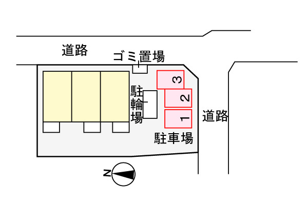 高槻市大塚町３丁目のアパートの地図
