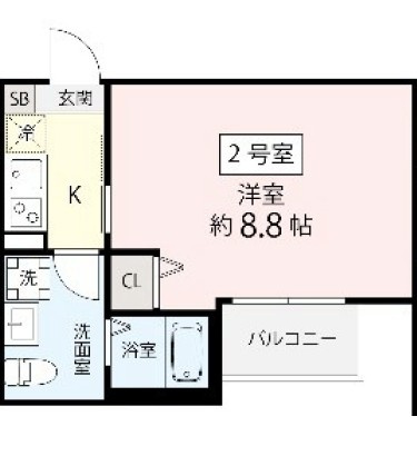 ソレイユM船橋の間取り