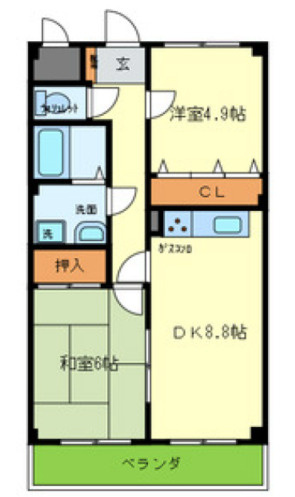 シャトレー新大阪の間取り
