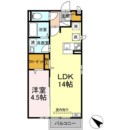 プレジュールの間取り