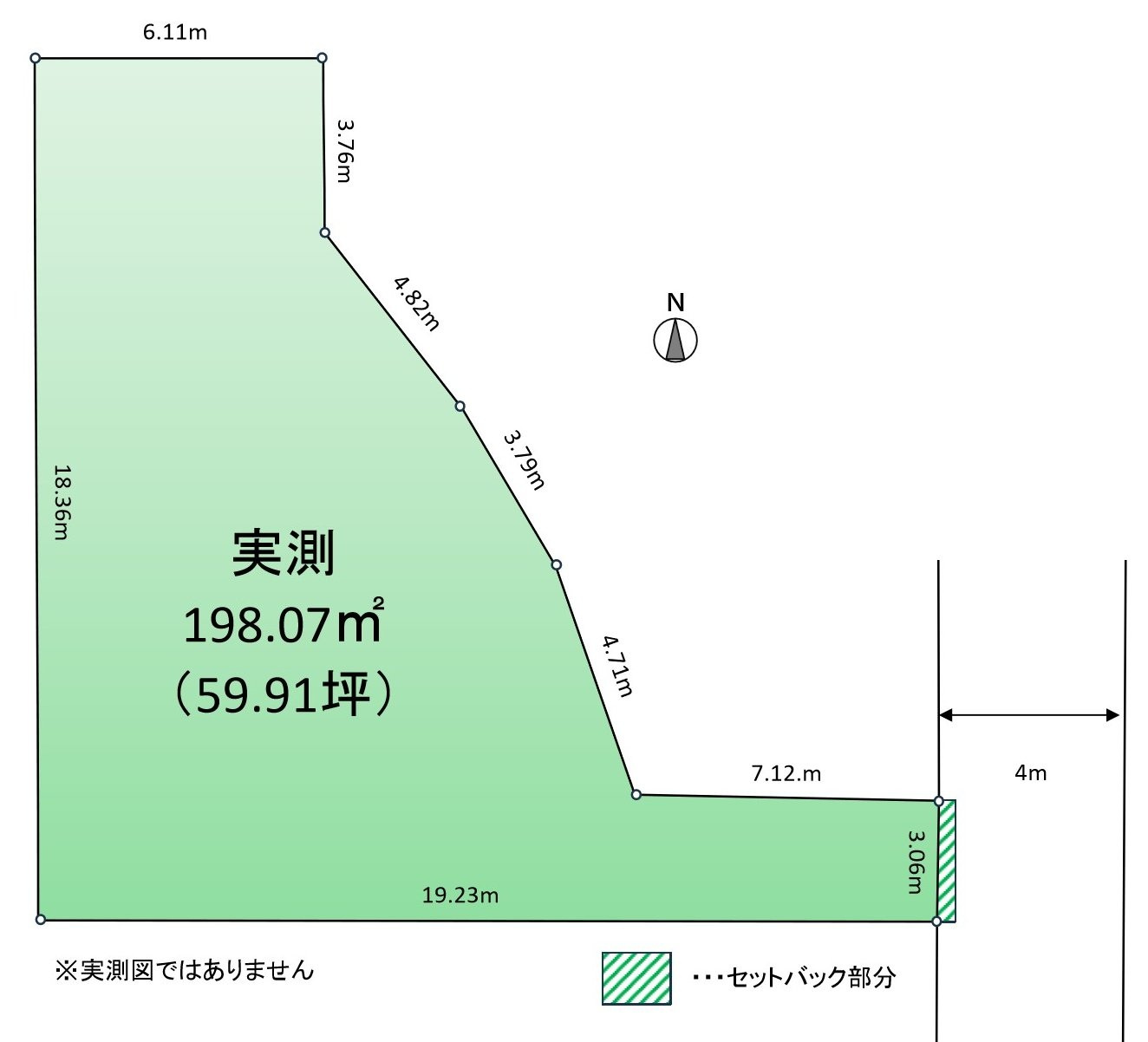 三鷹市上連雀4丁目 中央線 三鷹駅 売地の土地図