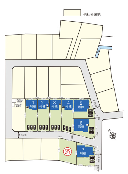 【区画図】 | 加須市西ノ谷　GRAFARE　新築戸建　全8棟　2号棟