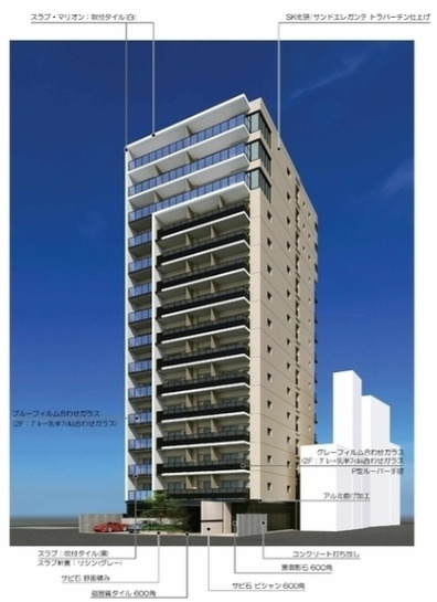 シーズンフラッツ南森町PREMIERの外観