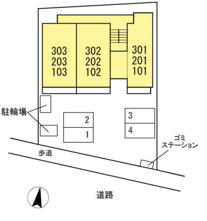 テロワール上石神井の区画図