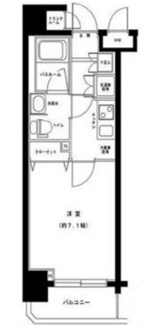 【間取り】 | パレステュディオ銀座東壱番館 | 間取りです。