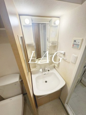 【洗面所】 | パレステュディオ銀座東壱番館 | 洗面台です。