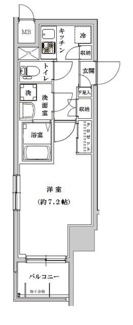 【間取り】 | ライジングプレイス浅草EAST | 間取りです。