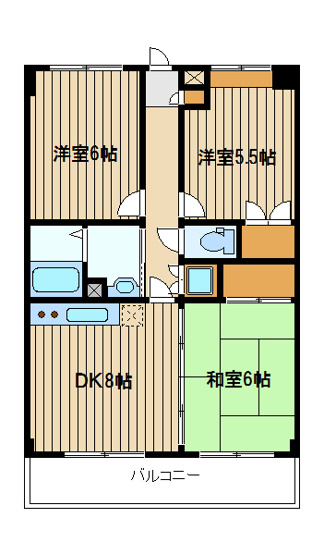 【間取り】 | ガーデンクレス弐番館