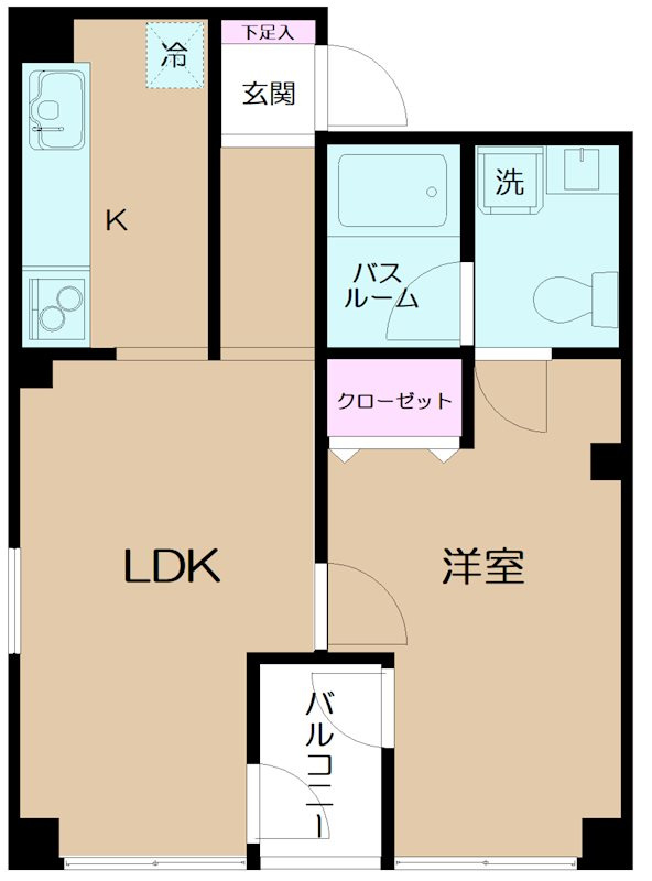 ＮＫダカリ東新町 の間取り|間取りです。