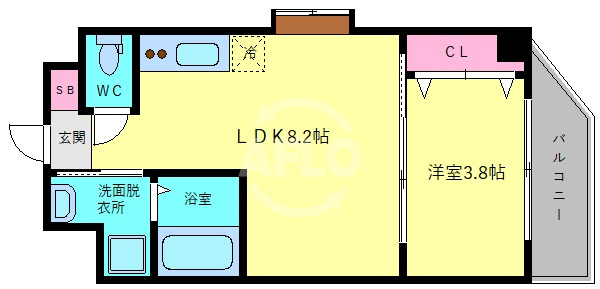 リックス天王寺南の間取り|FDS TENNOJI VIM　間取り