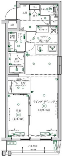 ガレリアレジデンス大泉学園 の間取り