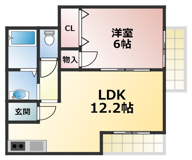 【間取り】 | ハイムタカバヤシ　仲介手数料無料