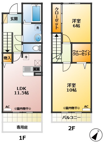 メゾンヴィグノーブルの間取り