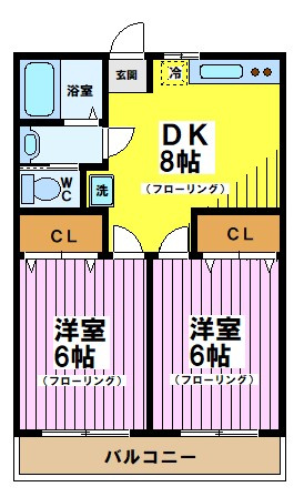 パレスのばらの間取り
