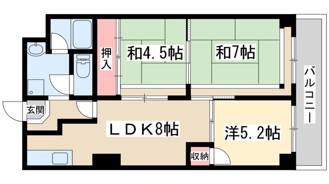 【間取り】 | エバービューハイツ