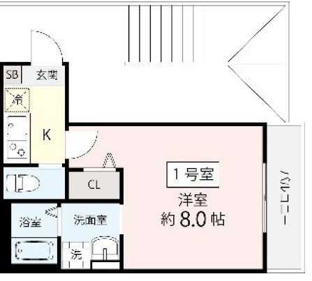 ソレイユM船橋の間取り