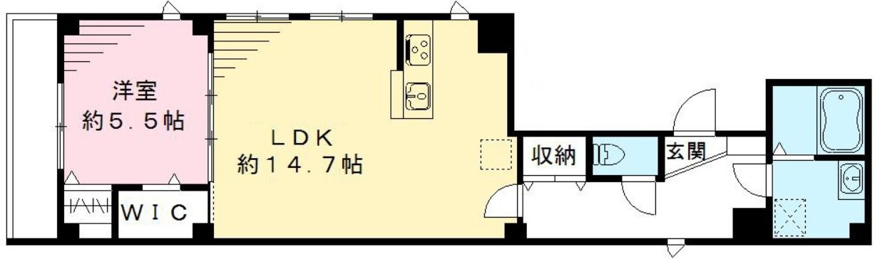 ルーエの間取り|間取りです。