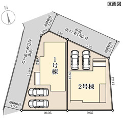 リーブルガーデン福岡市東区若宮第二十四の区画図