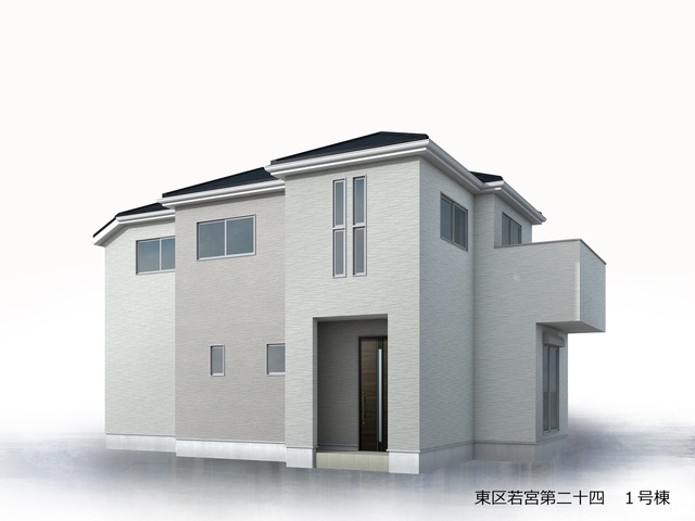 リーブルガーデン福岡市東区若宮第二十四の外観パース