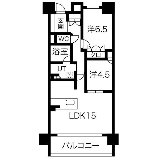 ザ・プラセシオン名古屋駅の間取り