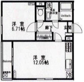 【間取り】 | カルフール浅草 | 間取りです。