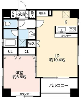 【間取り】 | プレール・ドゥーク水天宮Ⅱ | 間取りです。