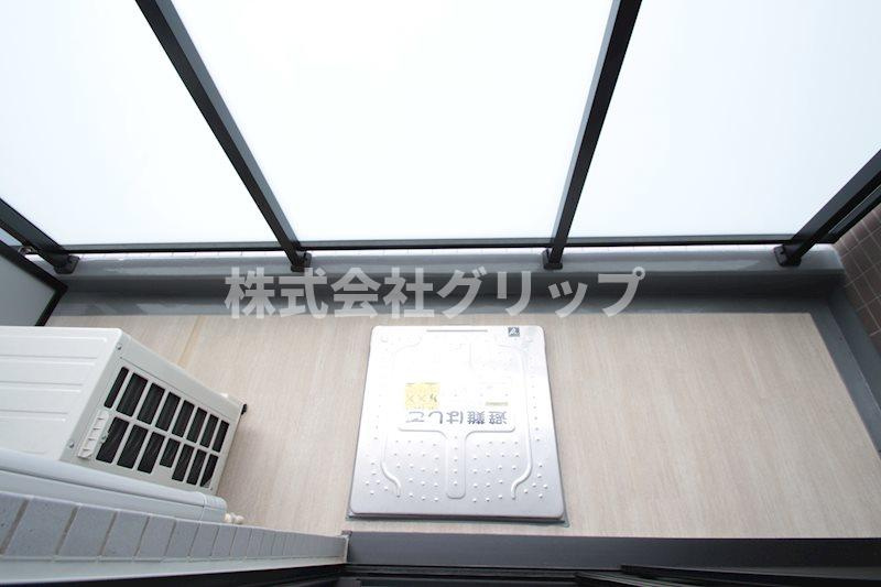 クレイシア横浜NORTHのバルコニー