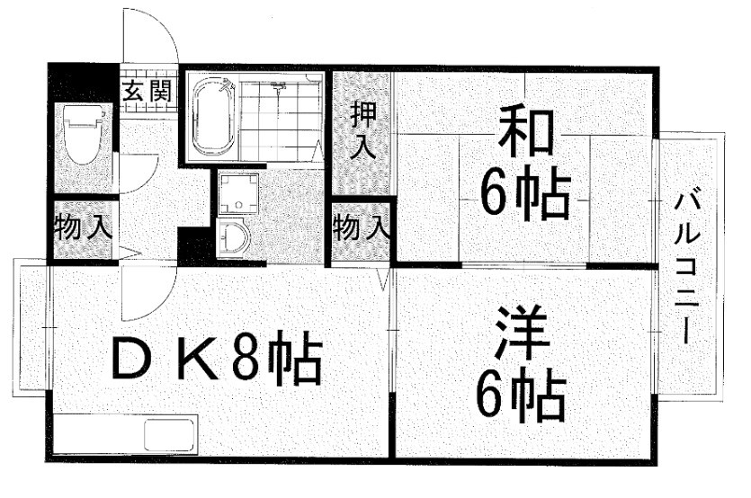 ウィンディアコリーヌA棟の間取り