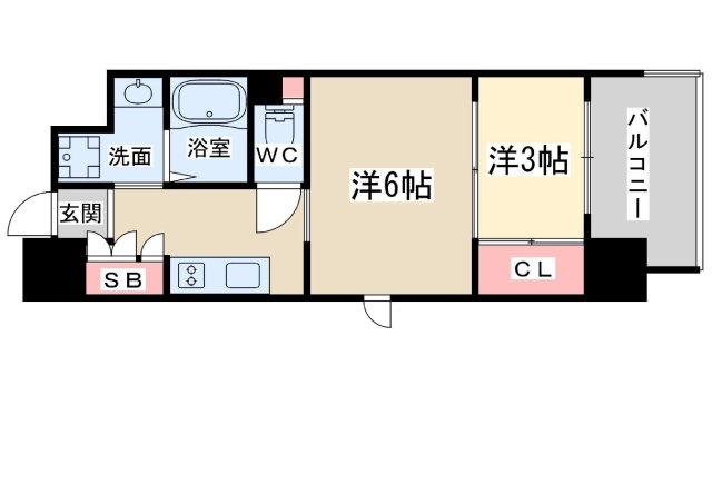 【間取り】 | リビオメゾン西天満