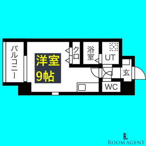 アレーヌコート金山の間取り
