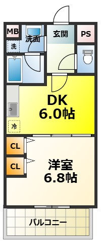 クレオコート和泉中央の間取り